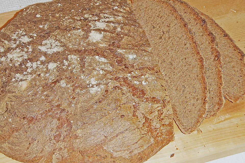 Einfaches Sauerteigbrot