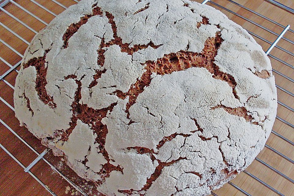 Einfaches Sauerteigbrot