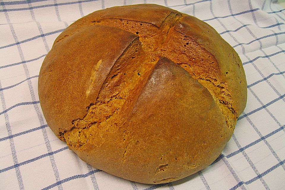 Einfaches Sauerteigbrot