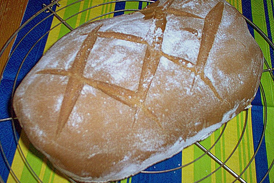 Einfaches Sauerteigbrot