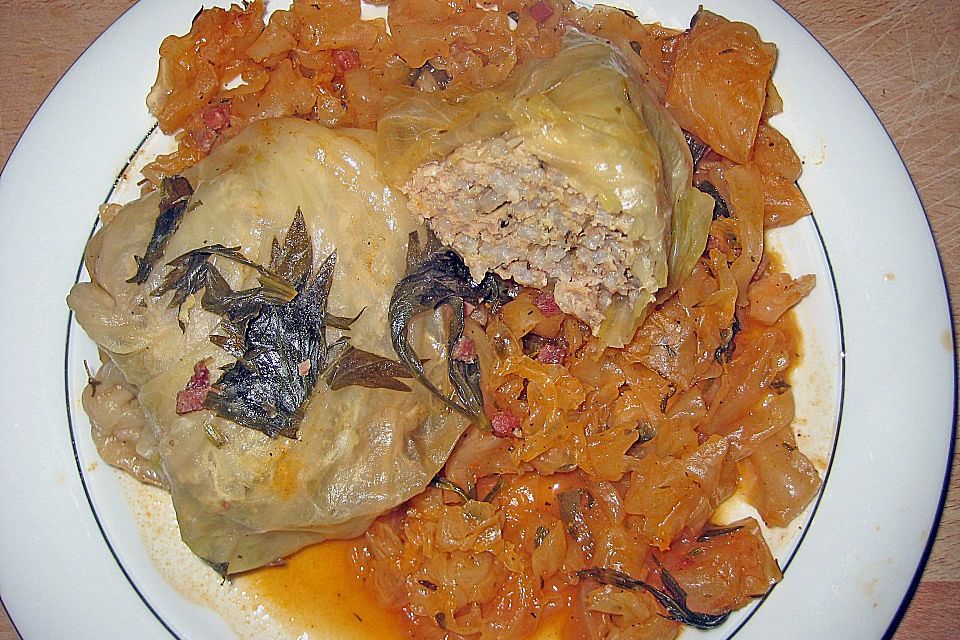 Gefülltes Kraut