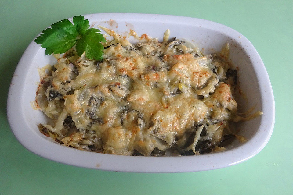 Krautstiel Gratin