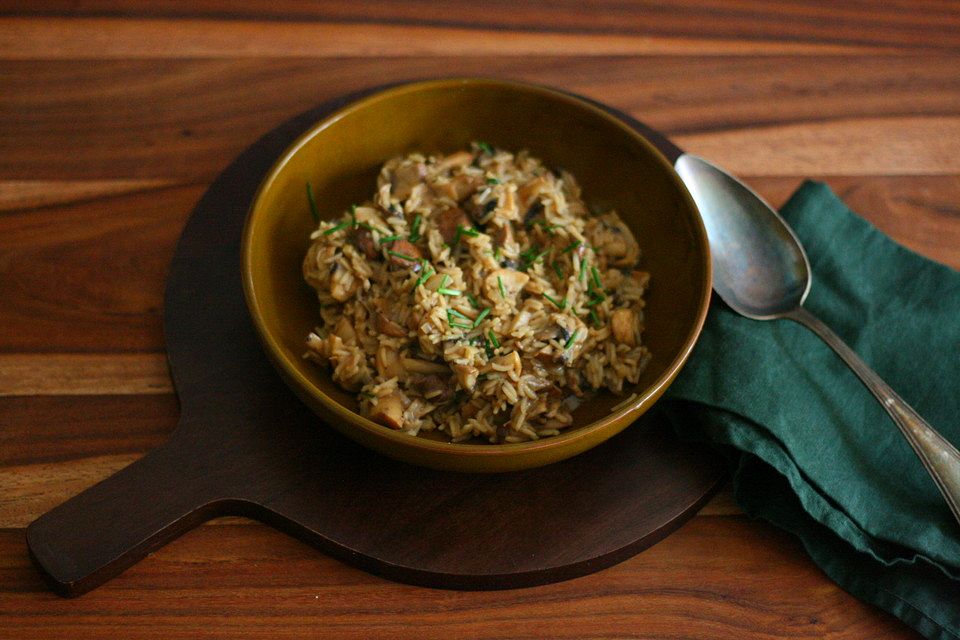 Risotto mit gemischten Pilzen