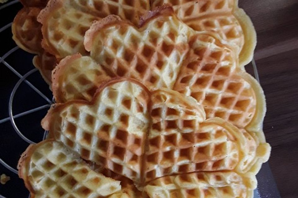 Saftige Waffeln