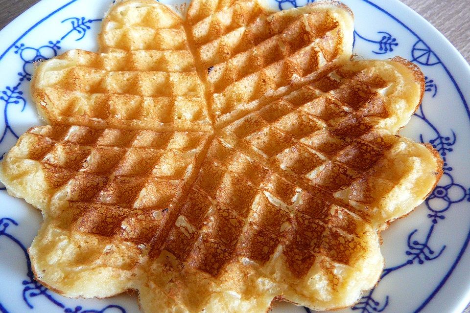 Saftige Waffeln