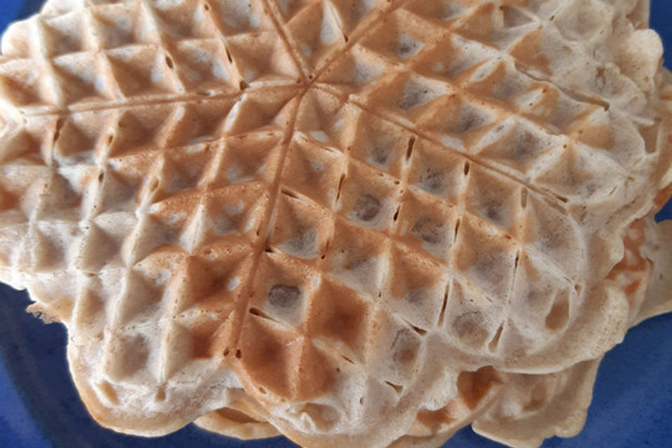 Saftige Waffeln