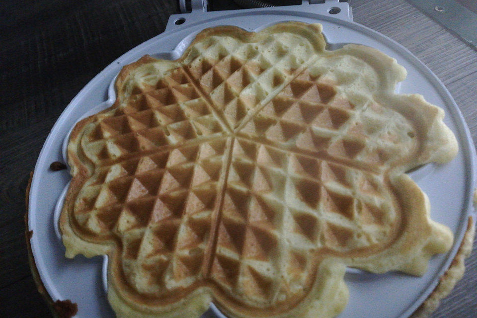 Saftige Waffeln