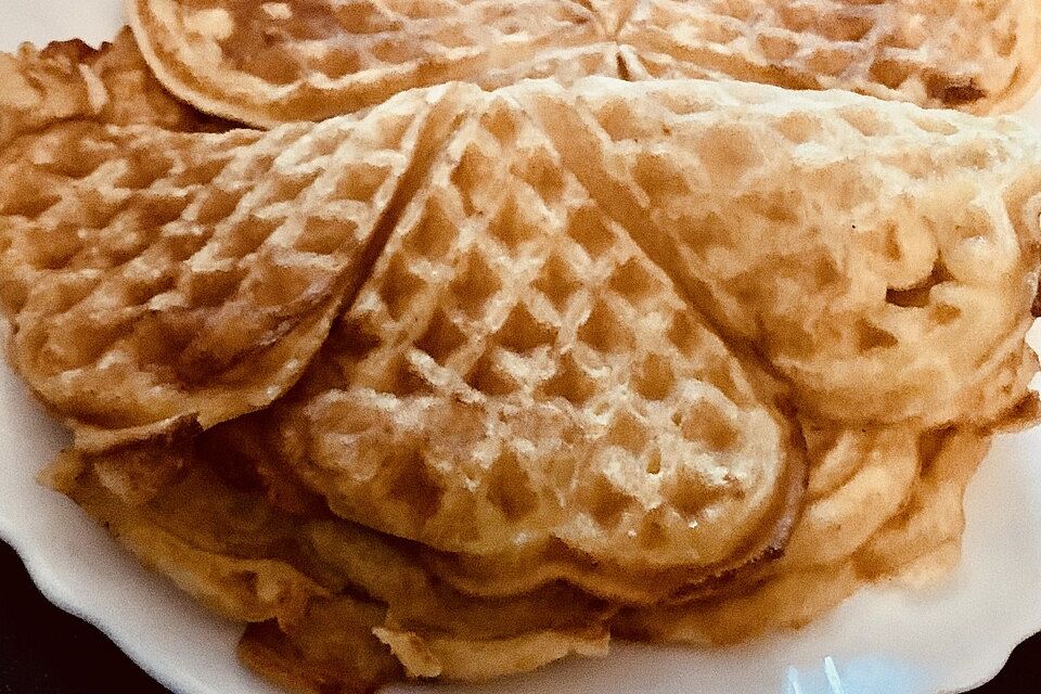 Saftige Waffeln