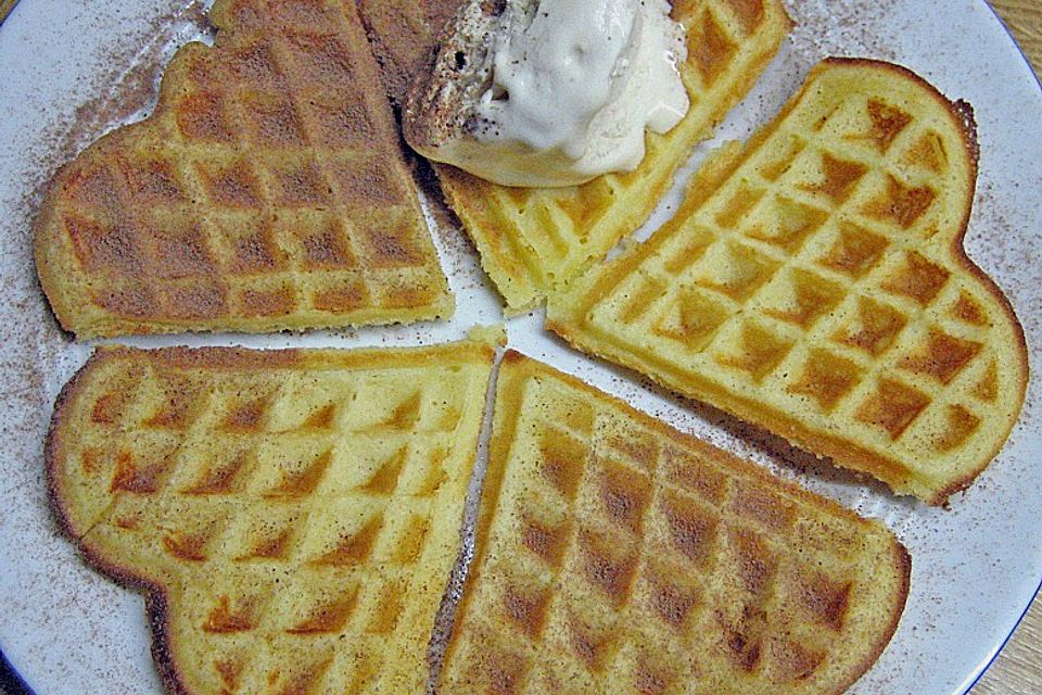 Saftige Waffeln