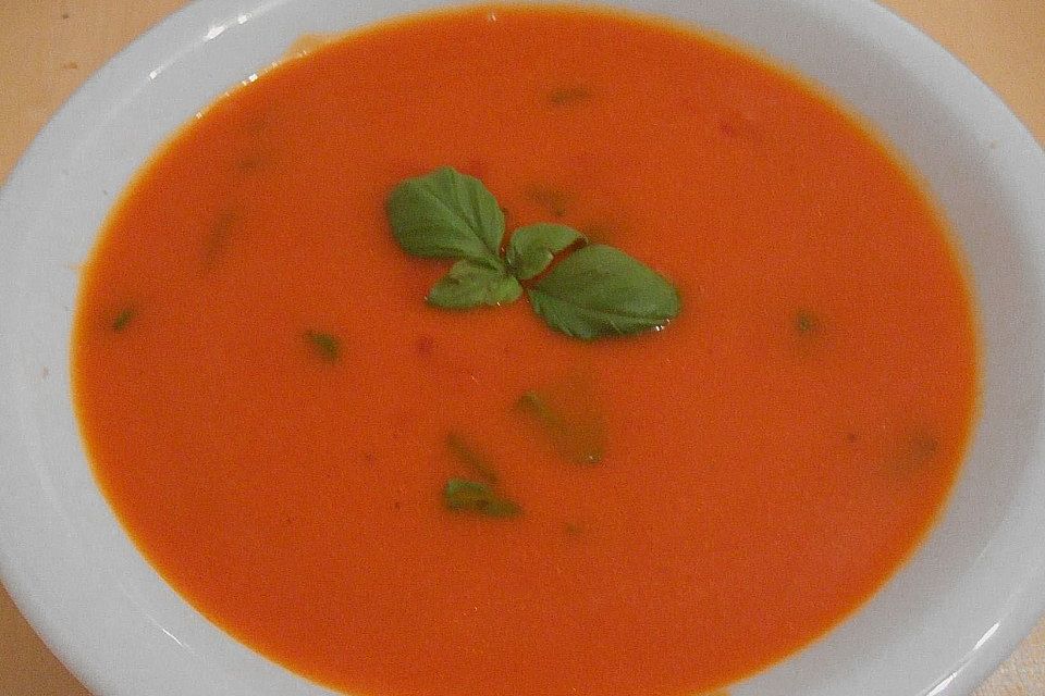 Schnelle Tomatensuppe