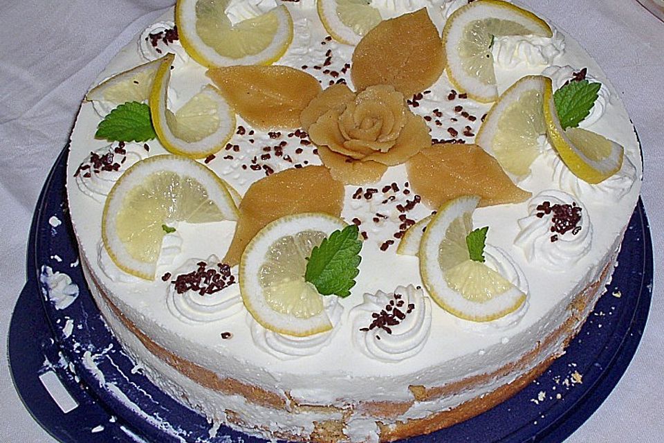 Zitronen - Joghurt - Torte