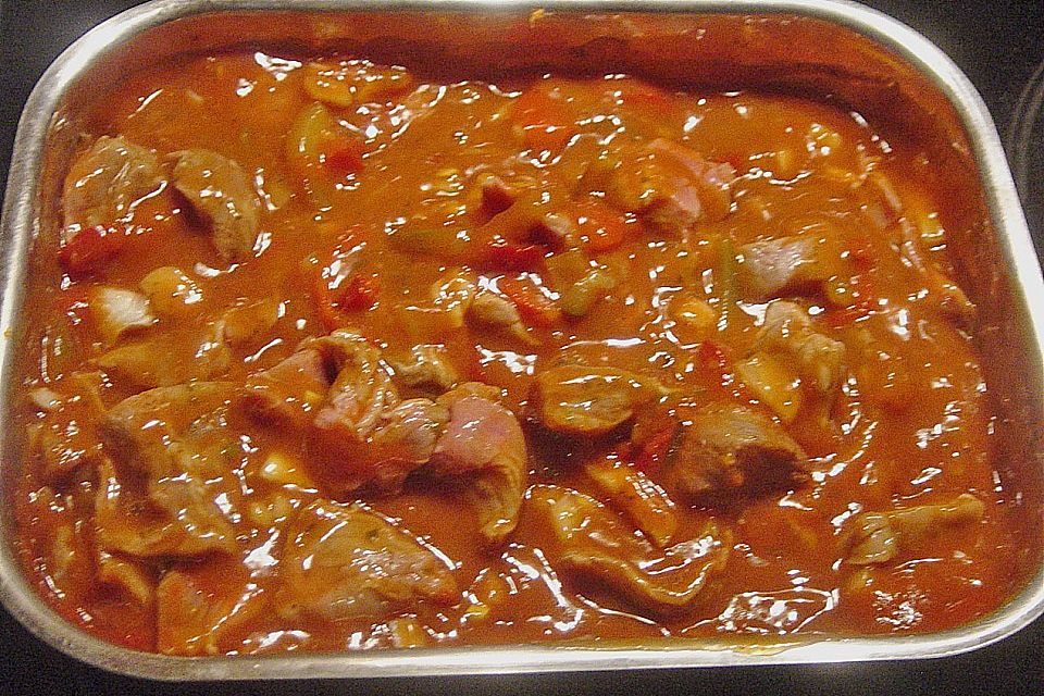 Gulasch aus dem Rohr