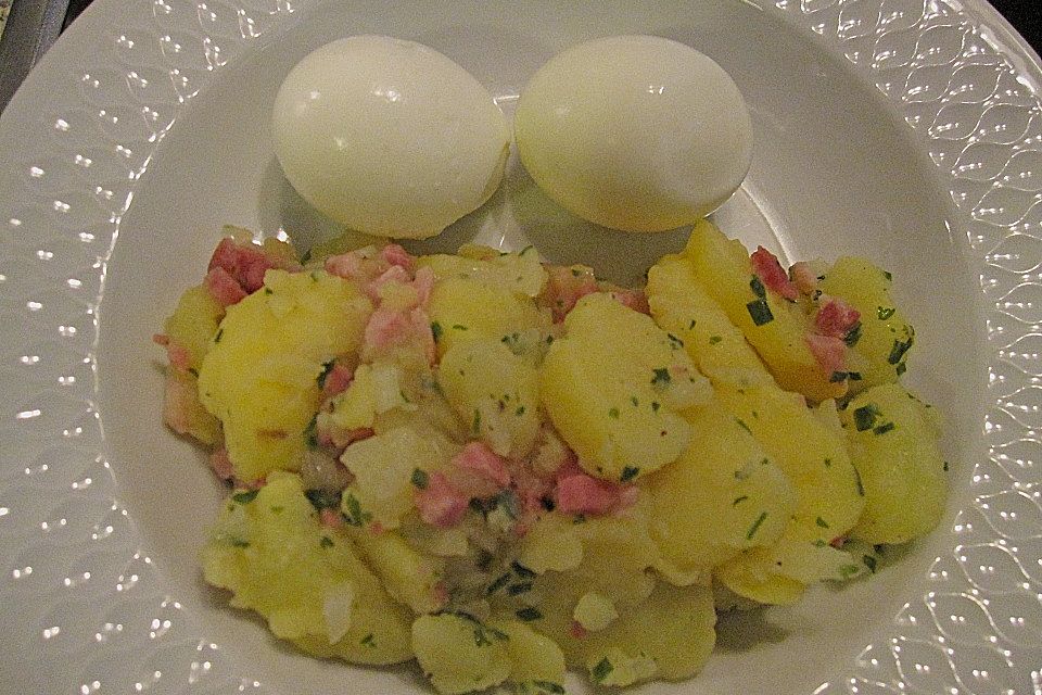 Warmer Kartoffelsalat mit Speck