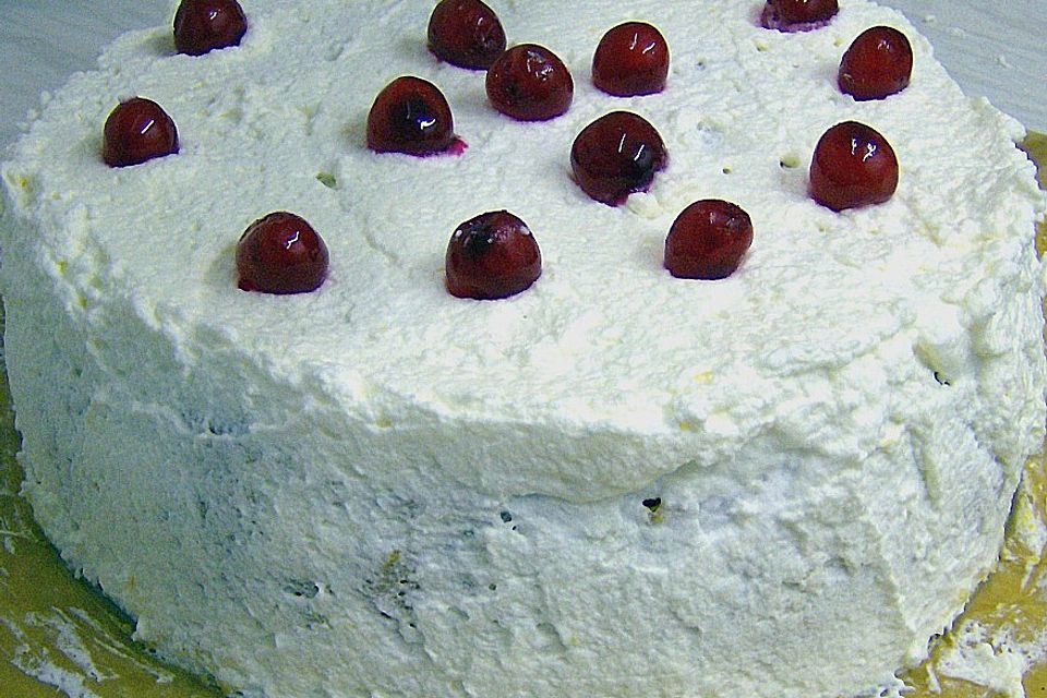 Orangen - Biskuittorte