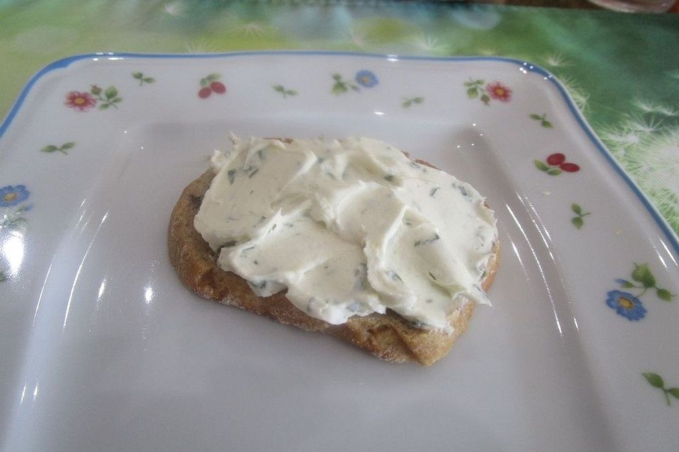 Schneller Frischkäse - Kräuter - Dip