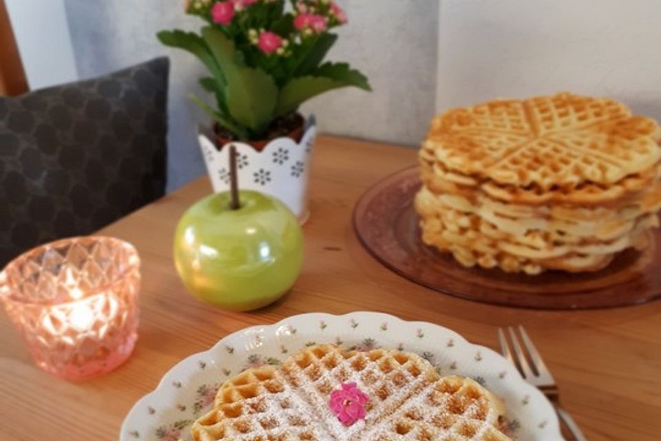 Apfel - Zimt - Waffeln