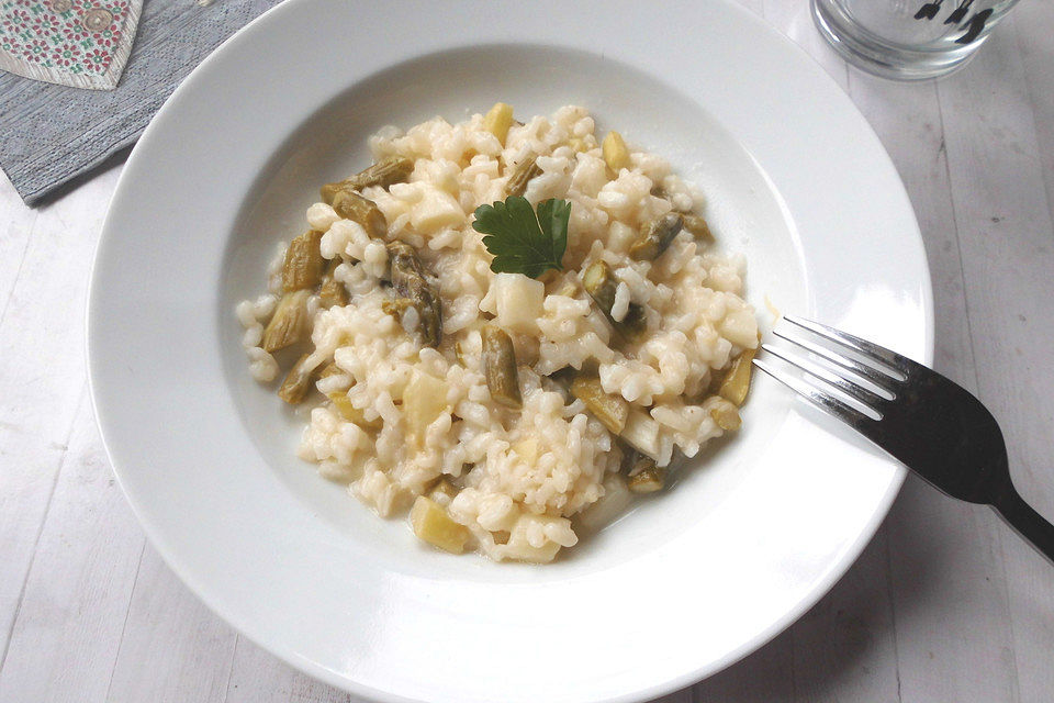 Spargelrisotto