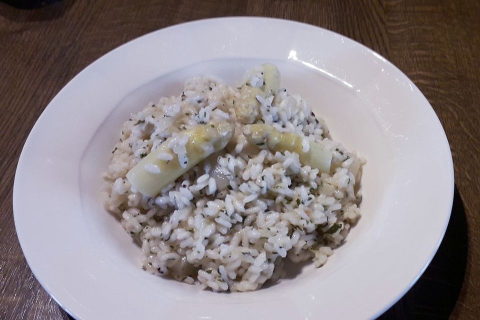 Spargelrisotto