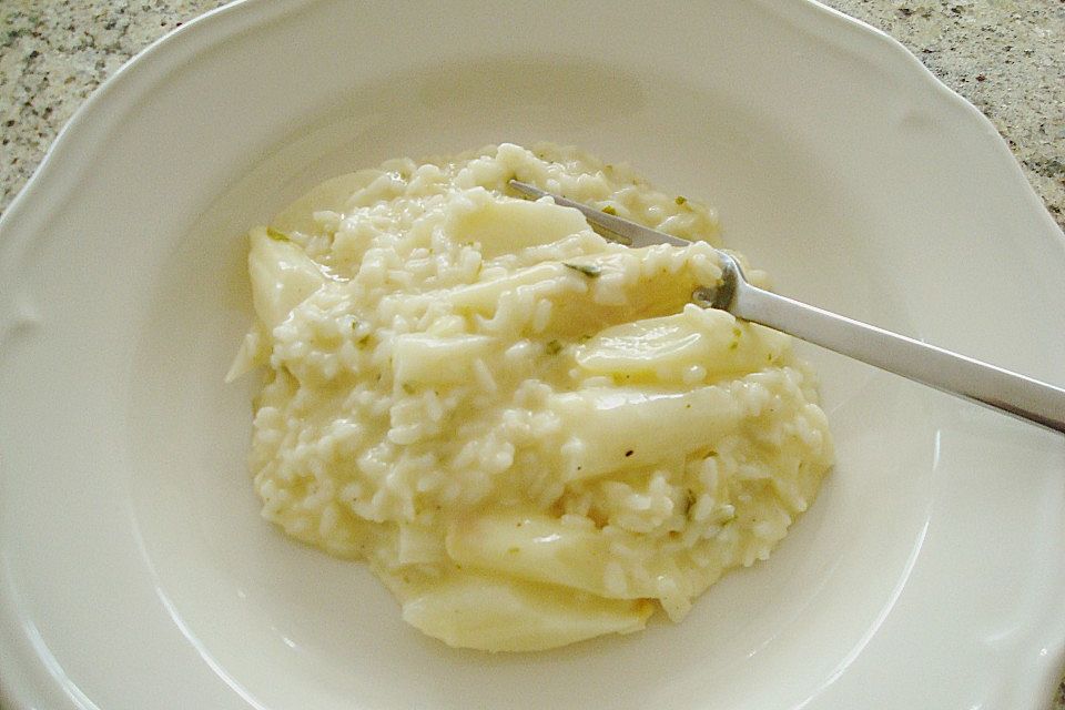 Spargelrisotto