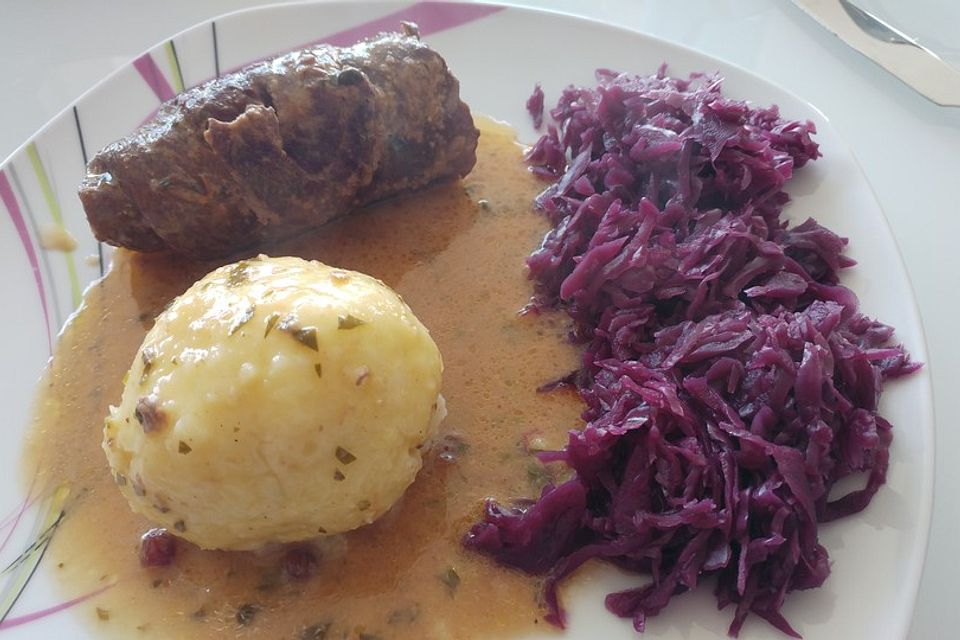 Annas Rouladen mit Seidenklößen