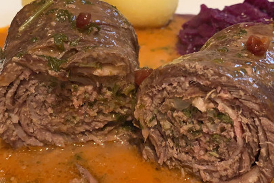 Annas Rouladen mit Seidenklößen