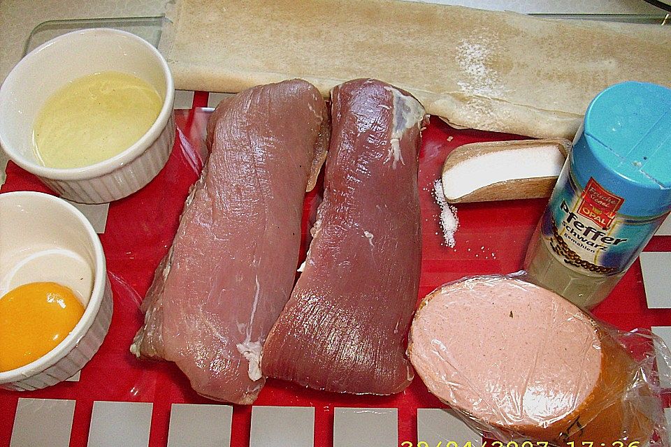 Schweinelende in Blätterteig