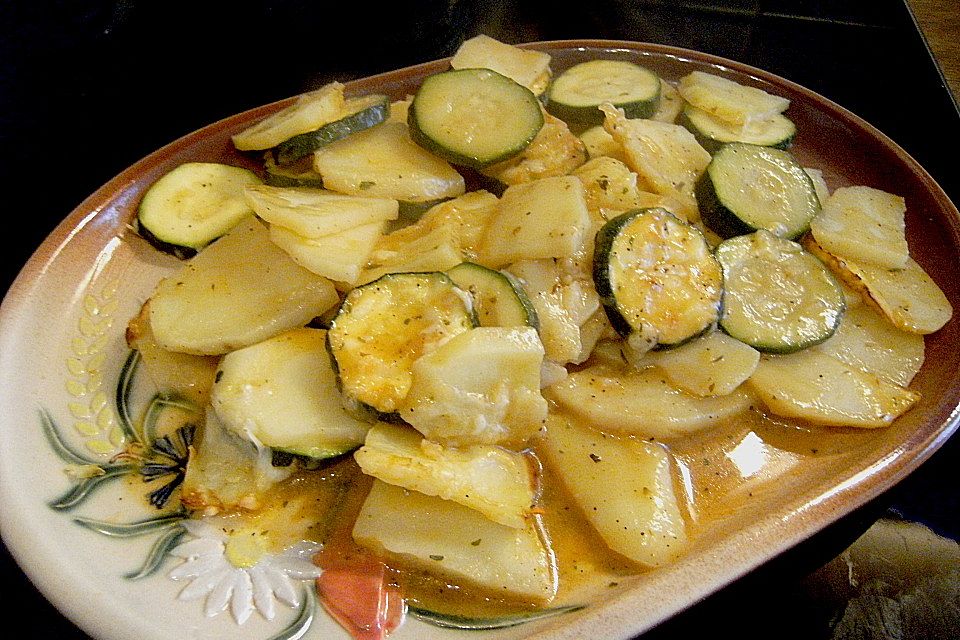 Zucchini - Kartoffelauflauf