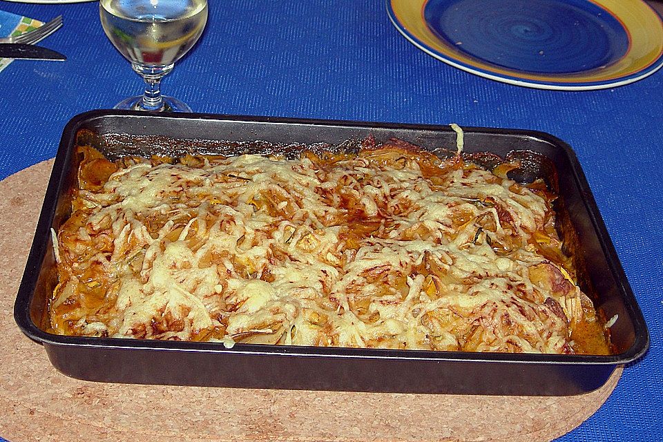 Zucchini - Kartoffelauflauf