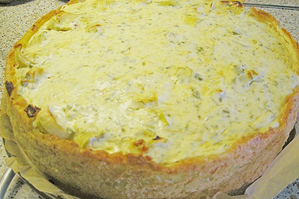 Kartoffel - Lauch - Torte