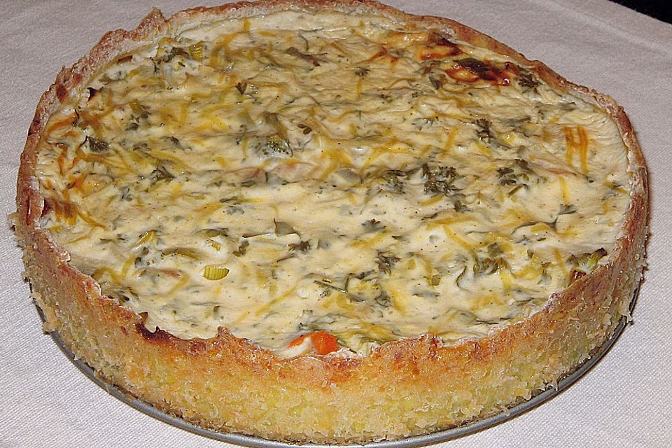 Kartoffel - Lauch - Torte