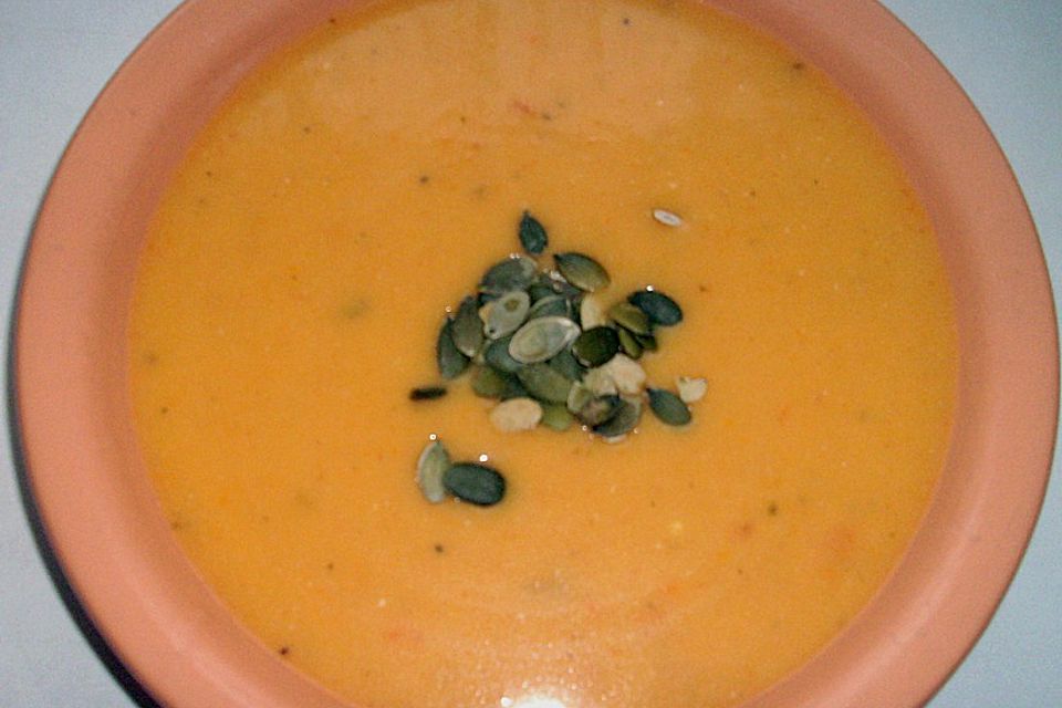 Kartoffelsuppe mit Kürbis