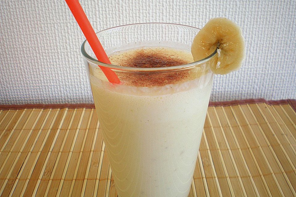 Bananen-Vanilleeis-Shake