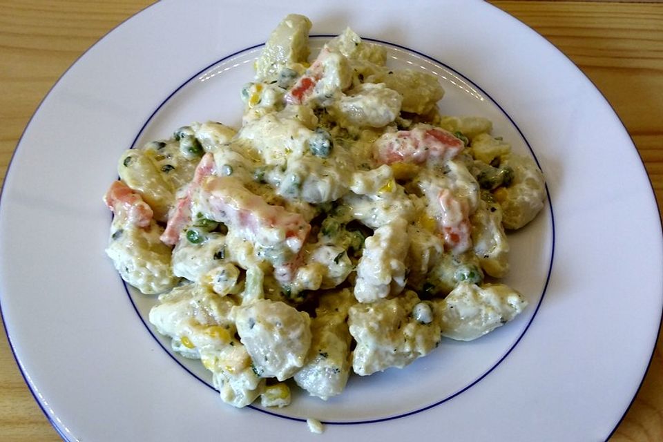 Gemüse - Rahm - Gnocchi