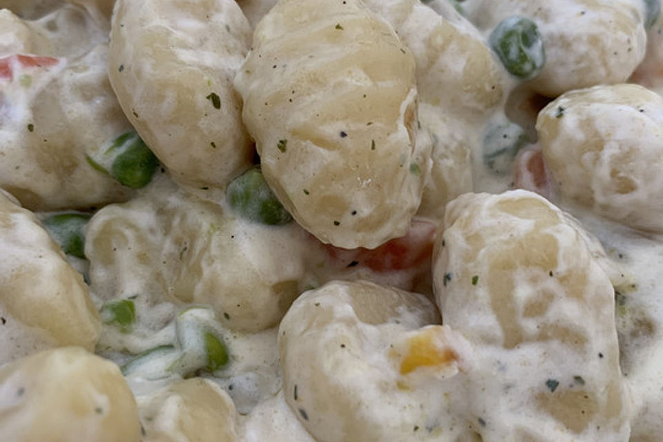 Gemüse - Rahm - Gnocchi