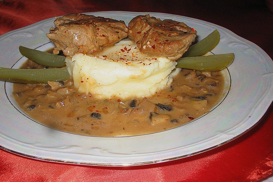 Filettopf mit Champignons