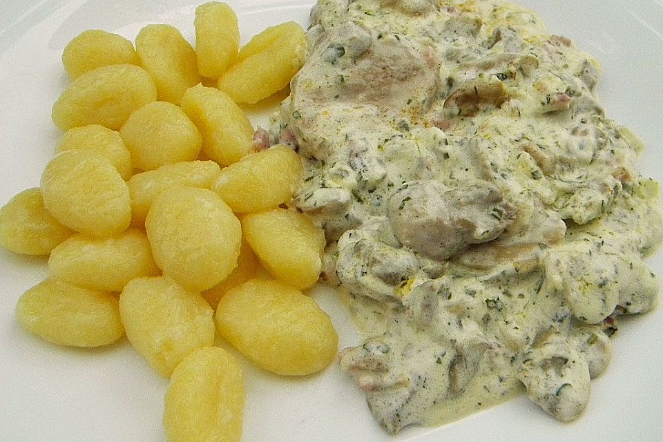 Filettopf mit Champignons