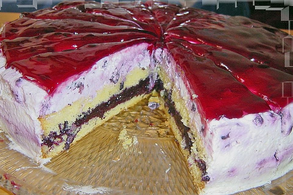 Heidelbeer - Schmand - Torte