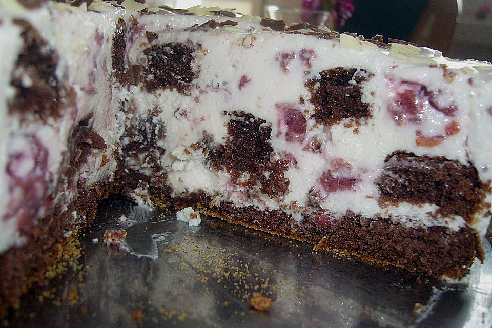 Himbeer - Schachbrett - Torte