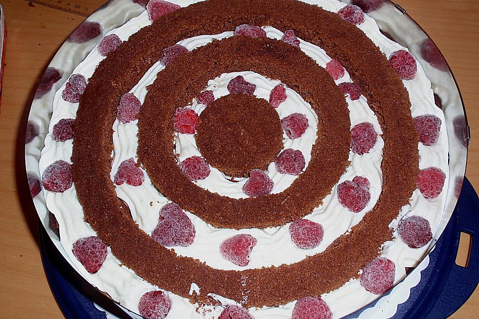 Himbeer - Schachbrett - Torte