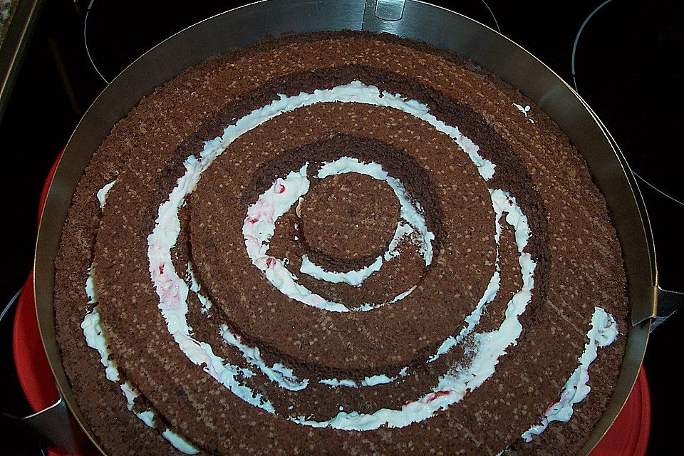 Himbeer - Schachbrett - Torte