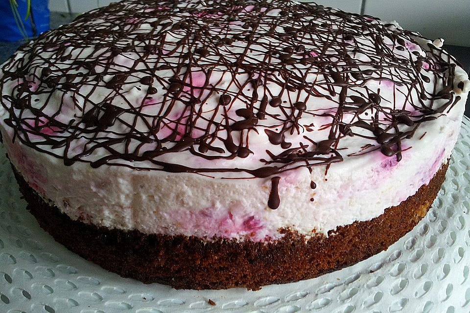 Himbeer - Schachbrett - Torte