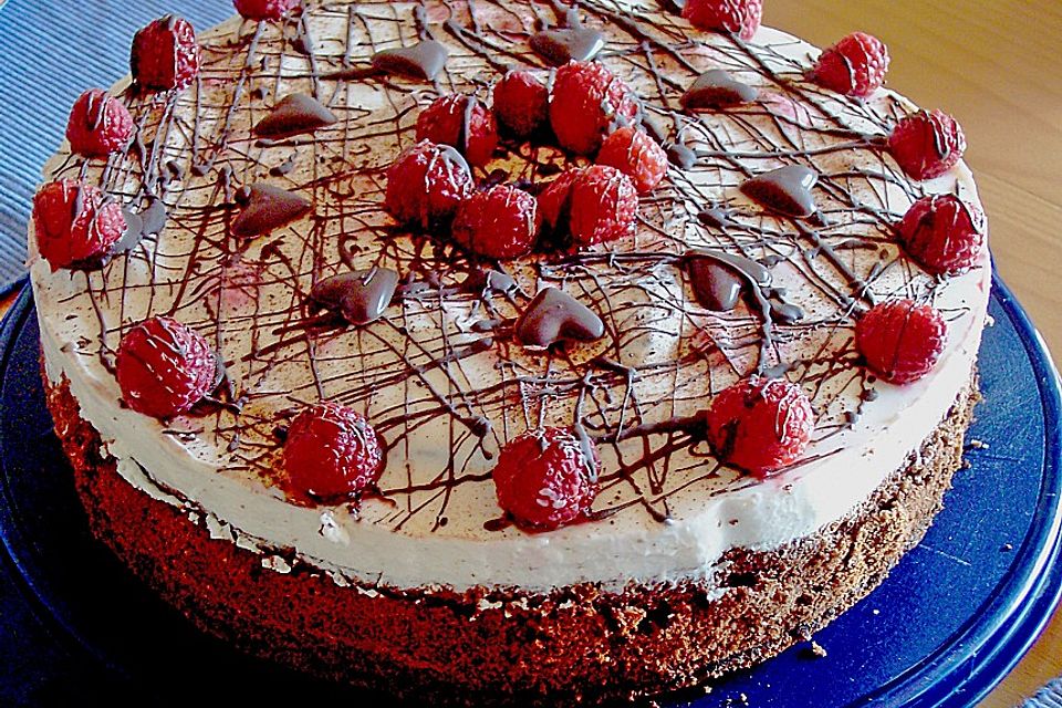 Himbeer - Schachbrett - Torte