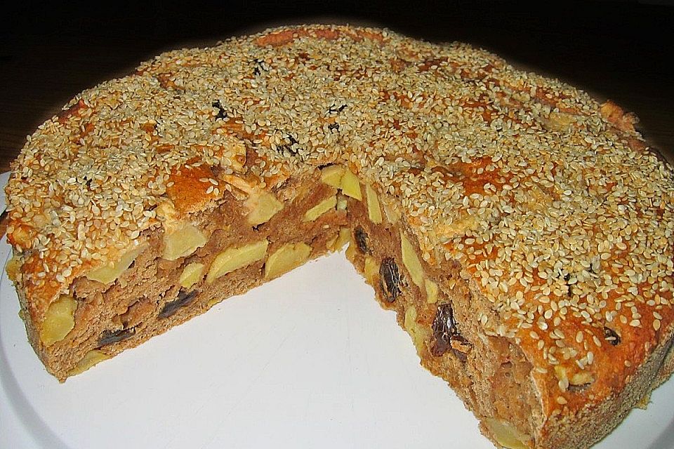 Vollkorn - Buttermilch - Apfelkuchen