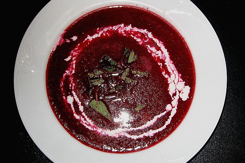 Schnelle Rote Bete - Suppe