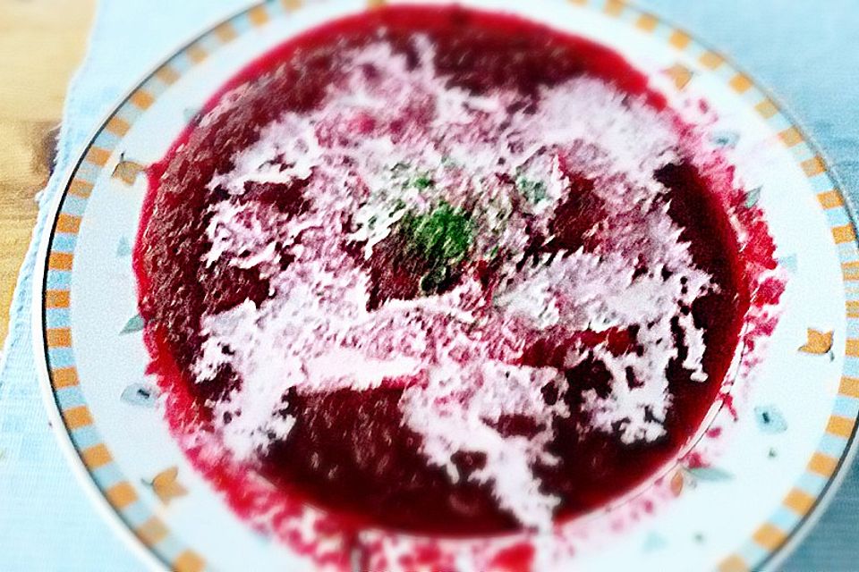 Schnelle Rote Bete - Suppe