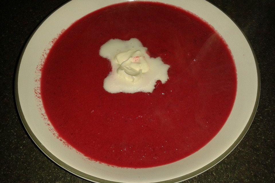 Schnelle Rote Bete - Suppe