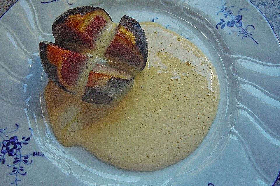 Feigen mit Zabaione