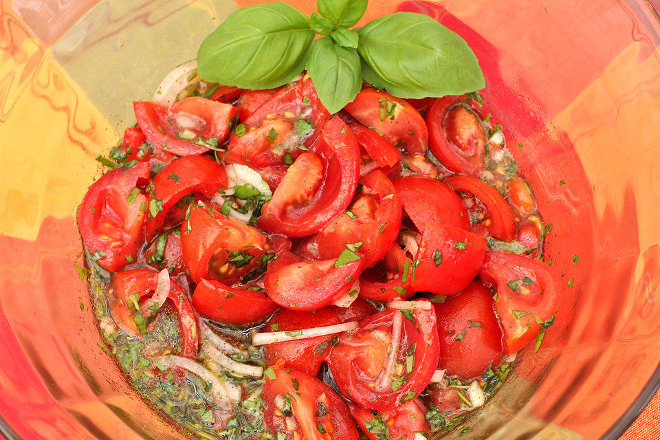 Tomatensalat für Anfänger