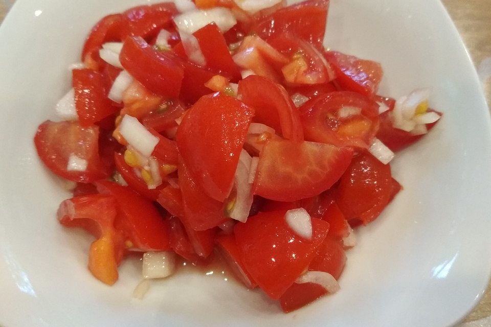 Tomatensalat für Anfänger