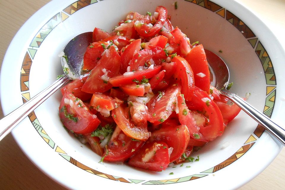 Tomatensalat für Anfänger